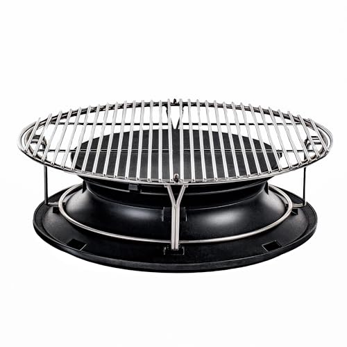 Kamado Joe BJ-HYPER, SloRoller Hyperbolic Smoke Chamber with Cooking Rack, Compatible With Kamado Joe Big Joe Grill, Black