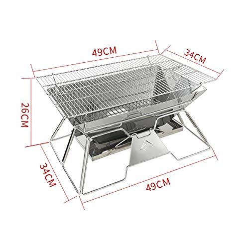 PNAJFUEL Bbq Grill Stainless Steel Camping Grills Charcoal Rack Barbecue Accessories for Kitchen Tools