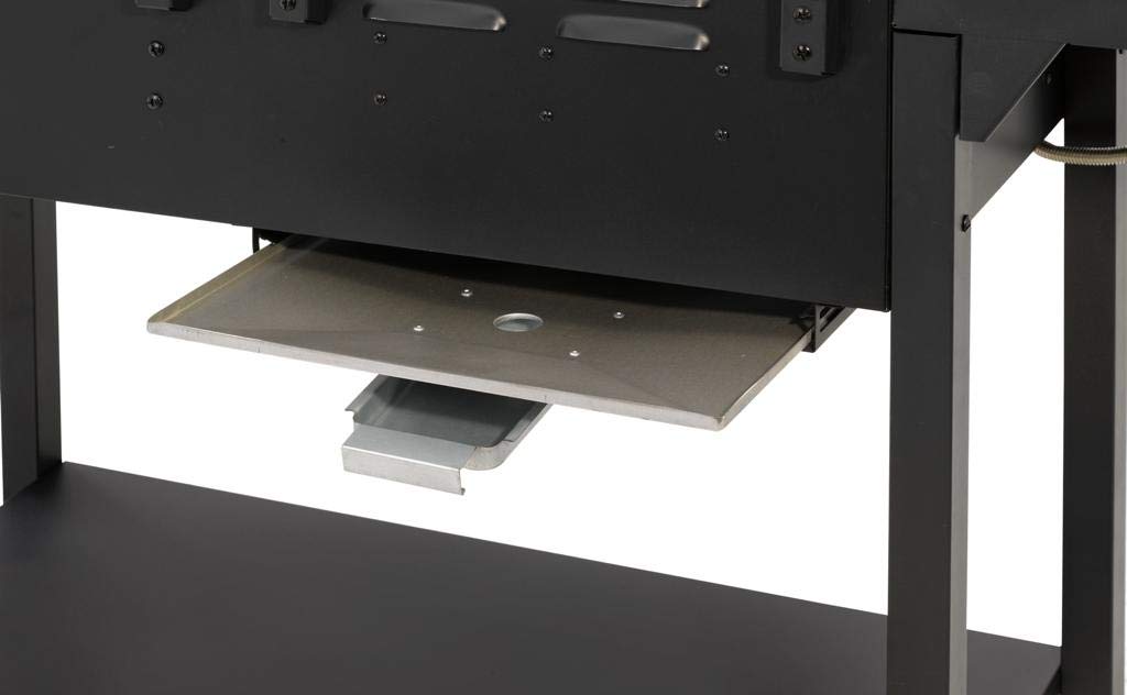 CosmoGrill Hybrid 4 Burner Barbecue DUO Dual Fuel BBQ 3+1 Gas Grill & Charcoal Smoker BBQ Grill, Built-in Thermometer, Warming Rack, Outdoor Portable Large Coal Barbecue for Home Garden Party Cooking