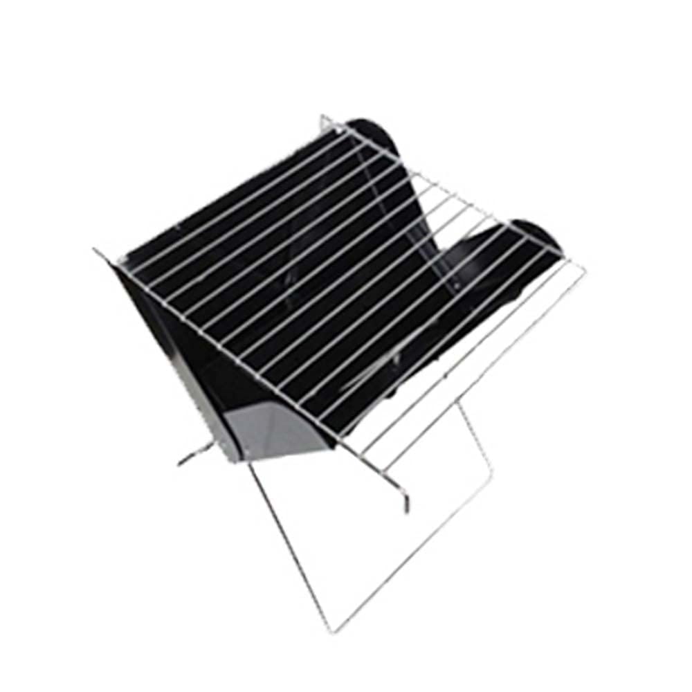 SGSHQQ Barbecue Rack Foldable Iron Plate Portable Barbecue Rack Tool Barbecue Rack Outdoor Camping Equipment