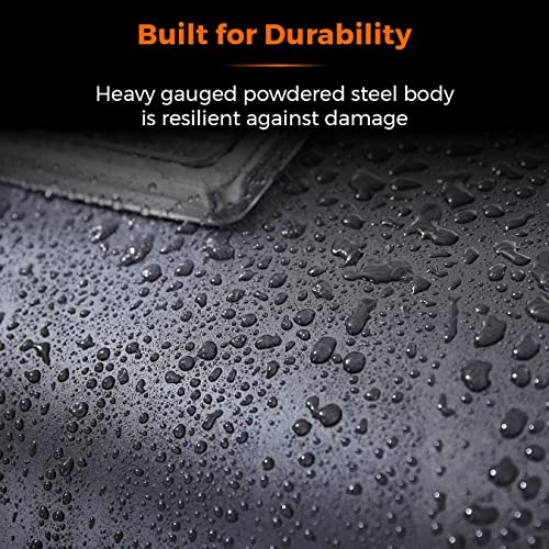 Tower T978525 Stealth Pro 4 Burner 3+1 Gas BBQ with Rotisserie Kit, Including Side Burner, Built-in Thermometer and Waterproof Cover, Black