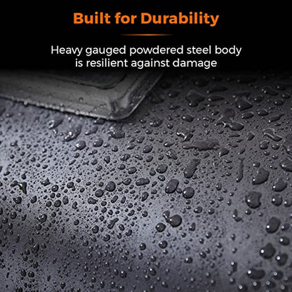 Tower T978525 Stealth Pro 4 Burner 3+1 Gas BBQ with Rotisserie Kit, Including Side Burner, Built-in Thermometer and Waterproof Cover, Black