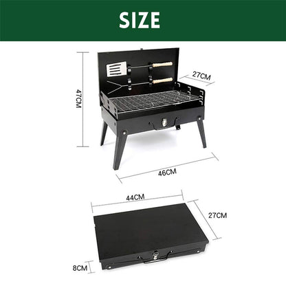 SGSHQQ Foldable BBQ Grill Rack Portable Camping Picnic Mini BBQ Grill Rack Barbecue Accessories Cooking Tools for Home and Outdoor