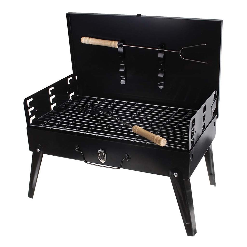 SGSHQQ Foldable BBQ Grill Rack Portable Camping Picnic Mini BBQ Grill Rack Barbecue Accessories Cooking Tools for Home and Outdoor