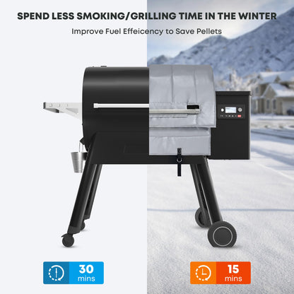 Stanbroil Heavy Duty Insulation Blanket for Trager Pro Series 780, Ironwood 885 Wood Pellet Grill and Smoker