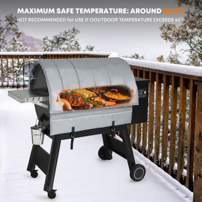 Stanbroil Heavy Duty Insulation Blanket for Trager Pro Series 780, Ironwood 885 Wood Pellet Grill and Smoker