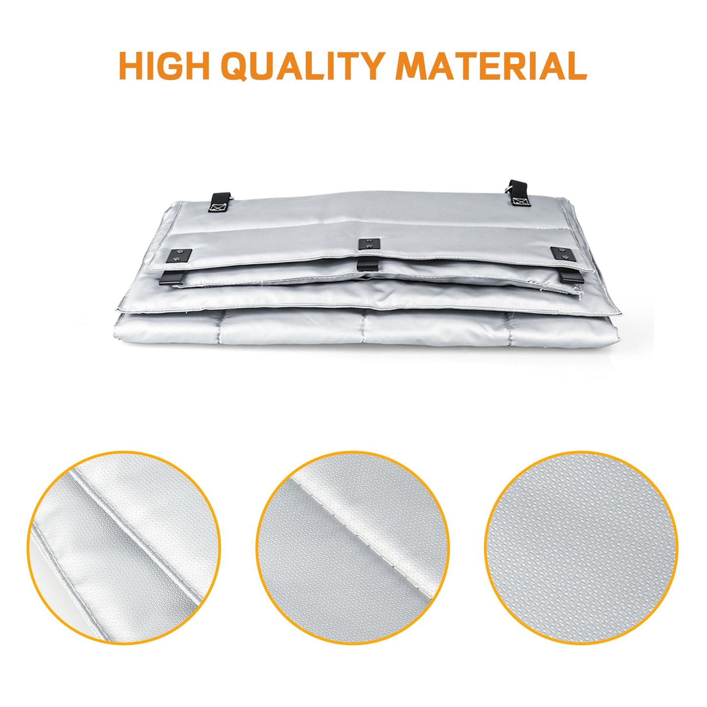 Insulation Blanket for Traeger Pro 22,Pro 575,Tailgater 20,Ironwood 650 and Lil' Tex Elite Wood Pellet Smoker Grill,BAC626 Pro 22/575 Insulation Blanket Grill Accessory for Winter Smoking,Silver