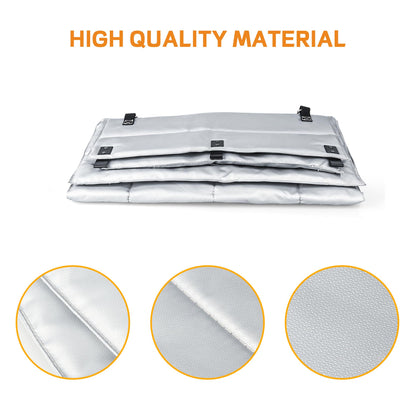 Insulation Blanket for Traeger Pro 22,Pro 575,Tailgater 20,Ironwood 650 and Lil' Tex Elite Wood Pellet Smoker Grill,BAC626 Pro 22/575 Insulation Blanket Grill Accessory for Winter Smoking,Silver